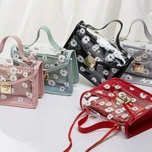 Clear Crossbody Bag with Adjustable Shoulder Strap, Clear Bag for Stadium Events